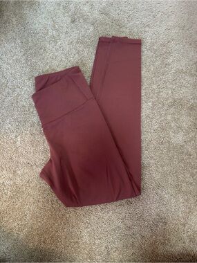 Old Navy Women's Leggings in Rust Red